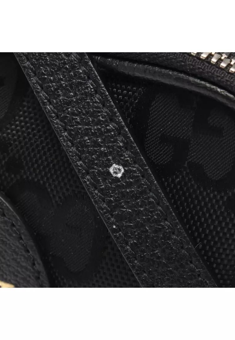 Pre-Loved Gucci Gucci Off The Grid gucci off The grid GG nylon Shoulder bag Nylon leather black 2WAY