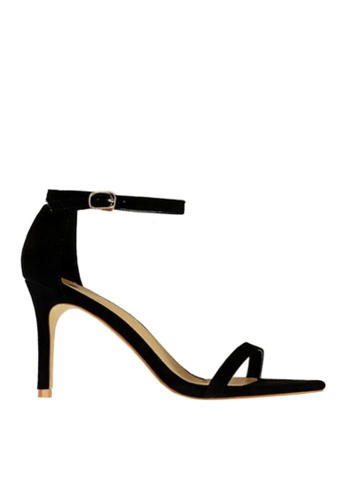 Twenty Eight Shoes black Suede Single Strap Heel Sandals VS126A9 BE04BSH783844FGS_1