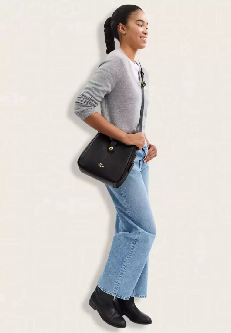 Coach Hadley Convertible Crossbody Bag Black