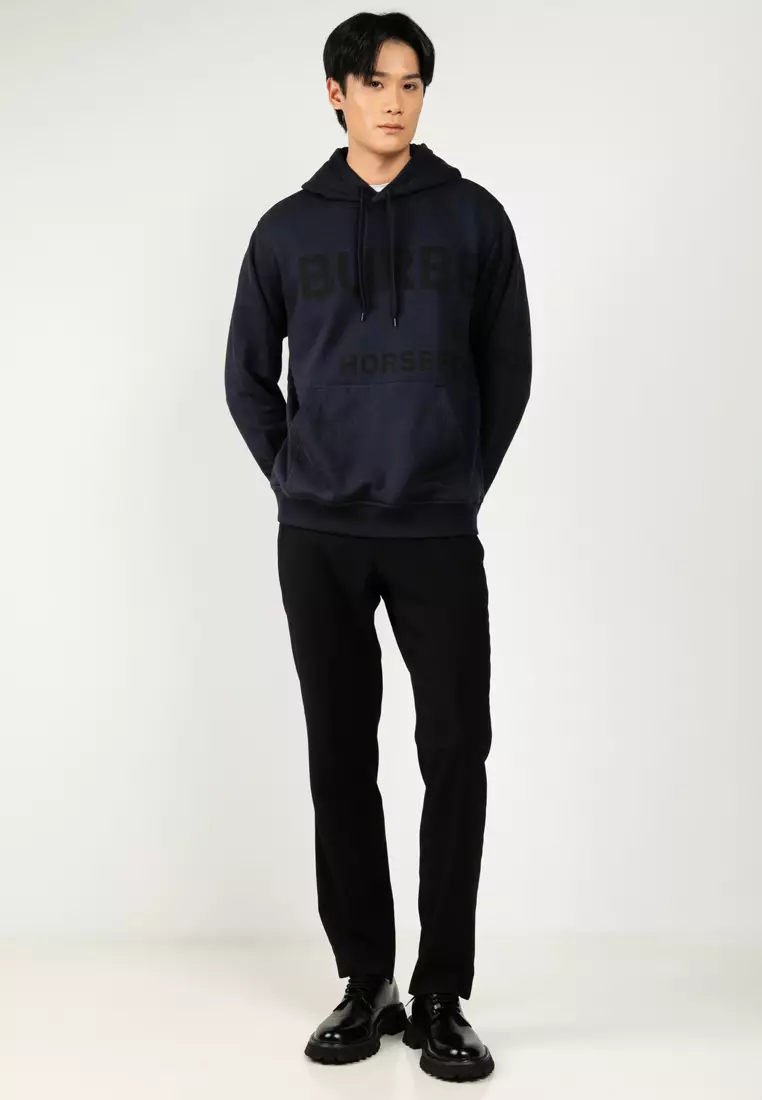 Burberry★素敵！Farley ネイビー スウェットフーディー Burberry Farley Hoodie (nt) 2025 | Buy Burberry Online