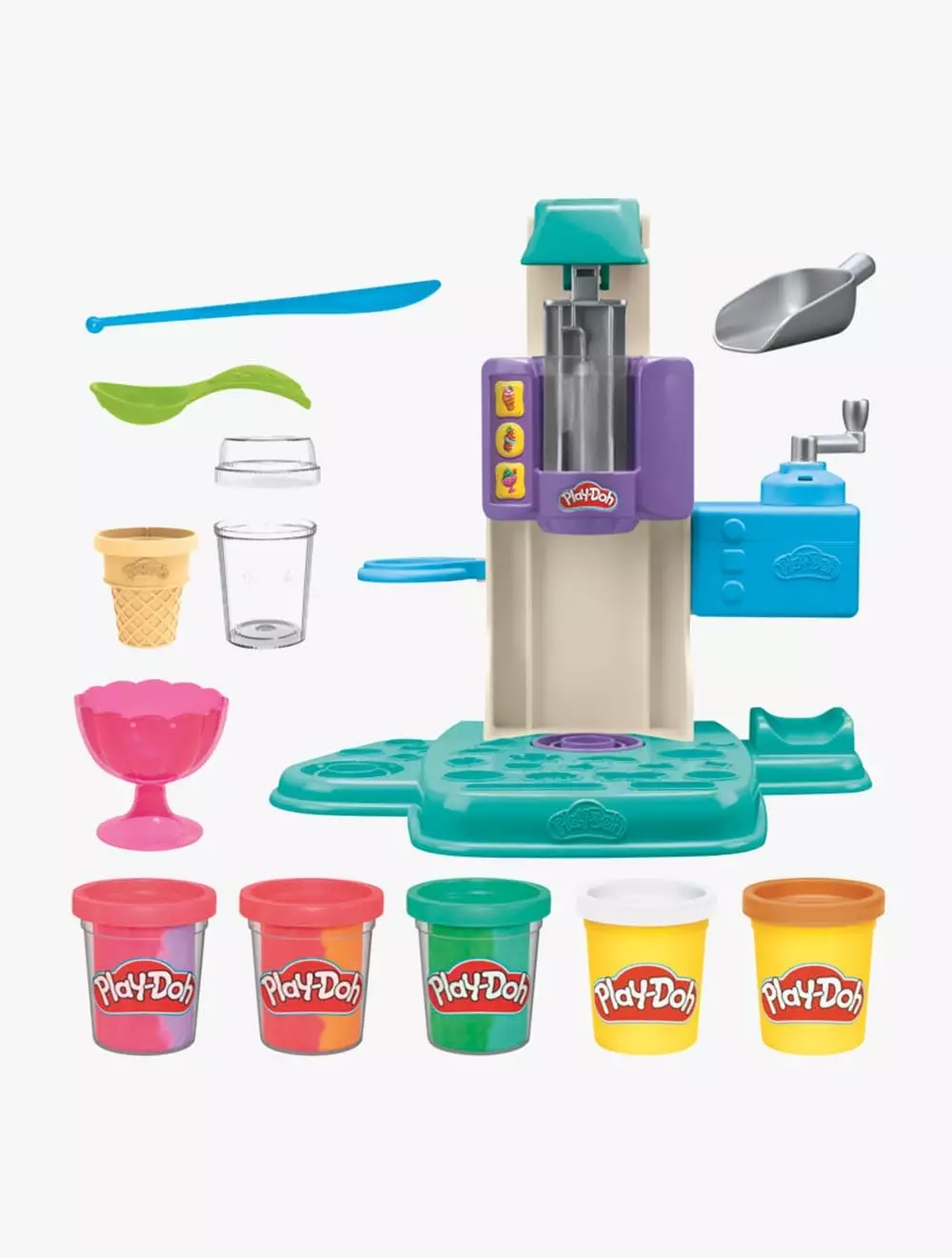 Play-Doh Rainbow Swirl Ice Cream Playset - PDOG0028