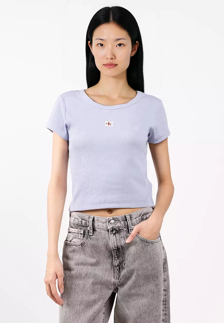 Rib Baby Tee - Calvin Klein Jeans