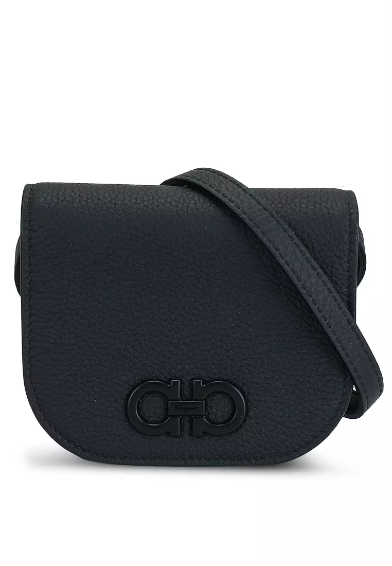 Gancini Mini Card Holder Crossbody Bag ik