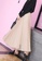 Twenty Eight Shoes beige VANSA Mesh Pleated Skirt VCW-Sk958 A9F66AA399AA4BGS_3