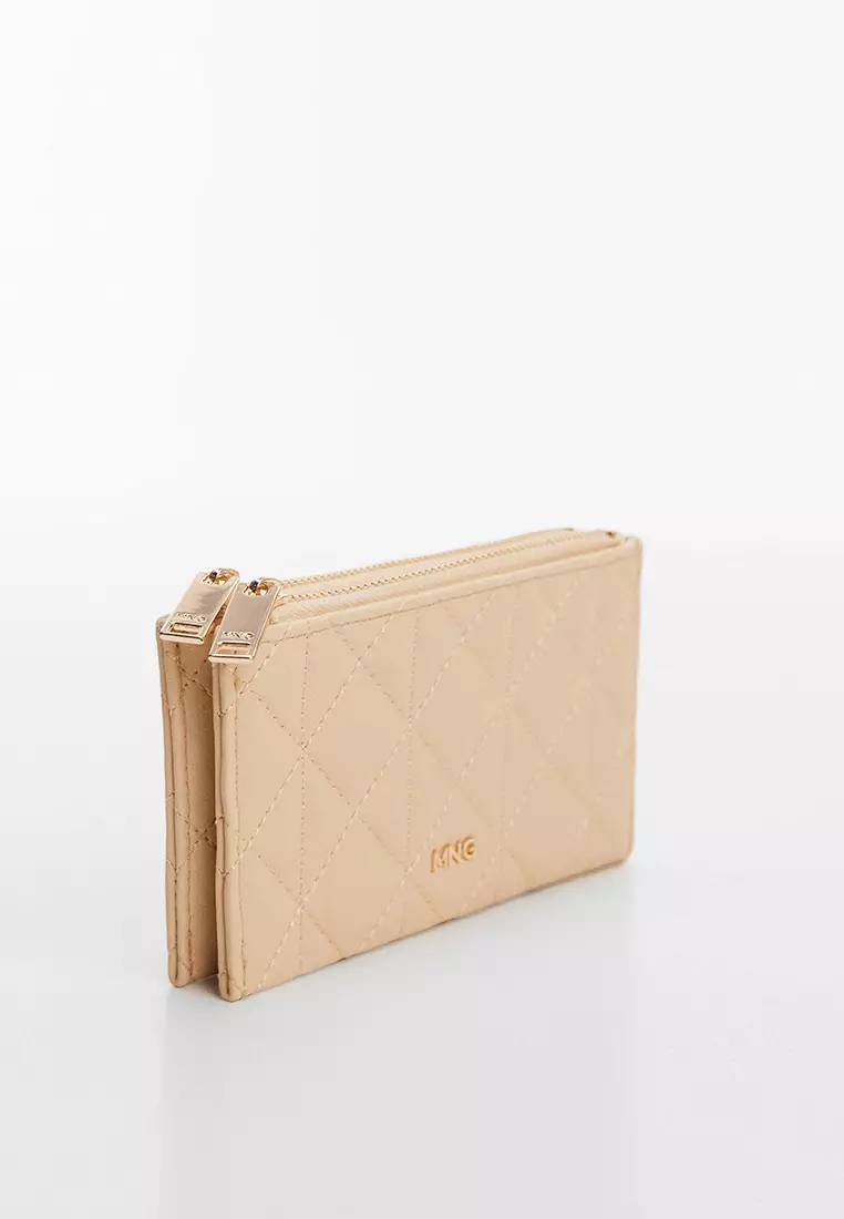 Mango Quilted Purse With Logo ZALORA