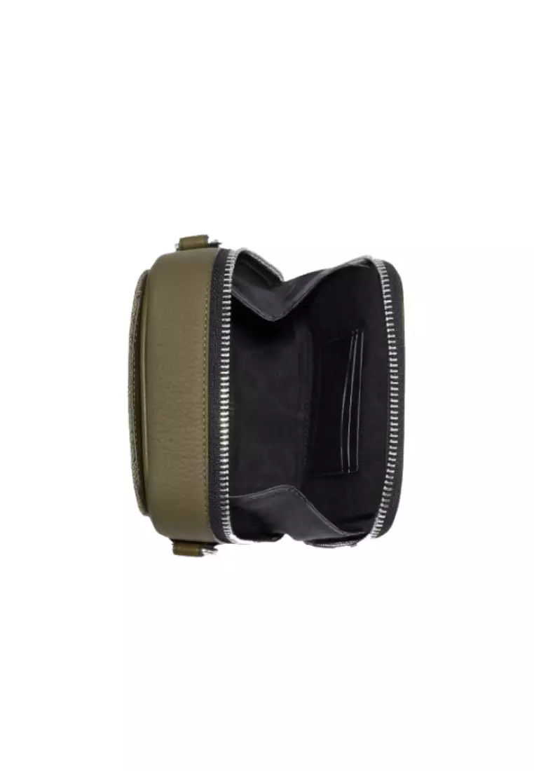 Coach Stanton Crossbody Bag In Signature Jacquard In Olive Drab Utility Green CH097