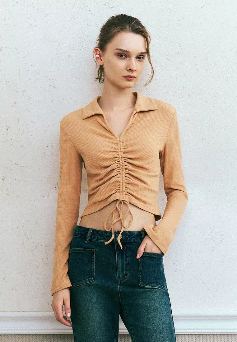 Collared Neck Skinny T-Shirt