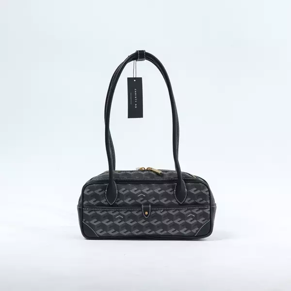 Tas CHRISTY NG MARCELO MONOGRAM PATTERN BLACK SHOULDER BAG 100% ORIGINAL