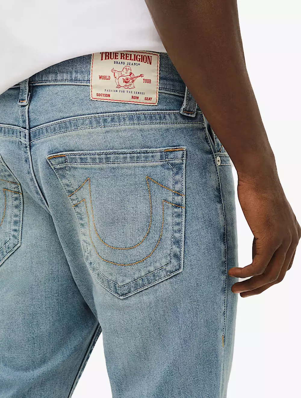 True Religion - Men Denim Pants - GENO SN NO FLAP 32IN - Medium Blue