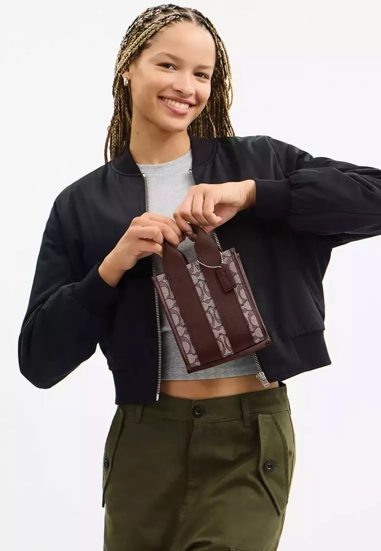 Smith Mini Tote Bag In Signature Jacquard