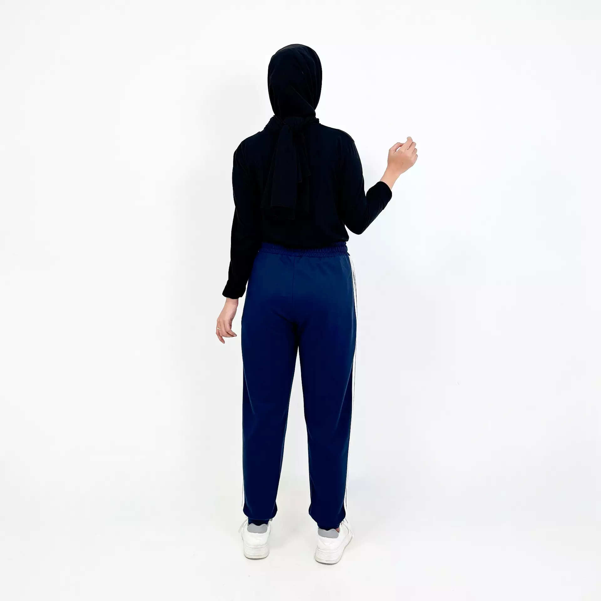 Celana Panjang Jogger Aliyah NAVY| Bawahan Training Olahraga Size M-XXL