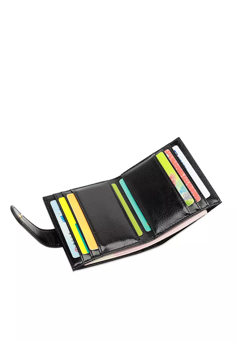 Women's Short Purse / Card Holder (Dompet Pendek Wanita / Kartu Wanita) - Hitam