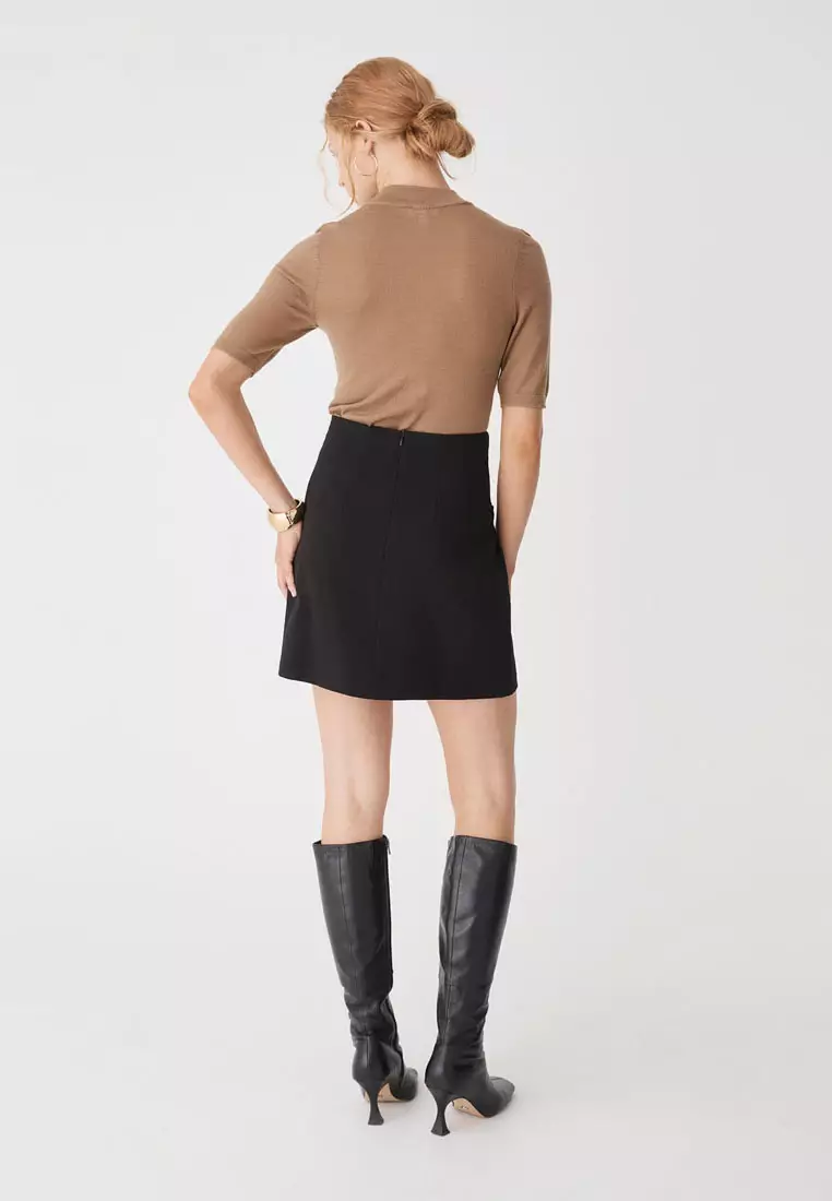 Ellen Wool Short Sleeve Knit