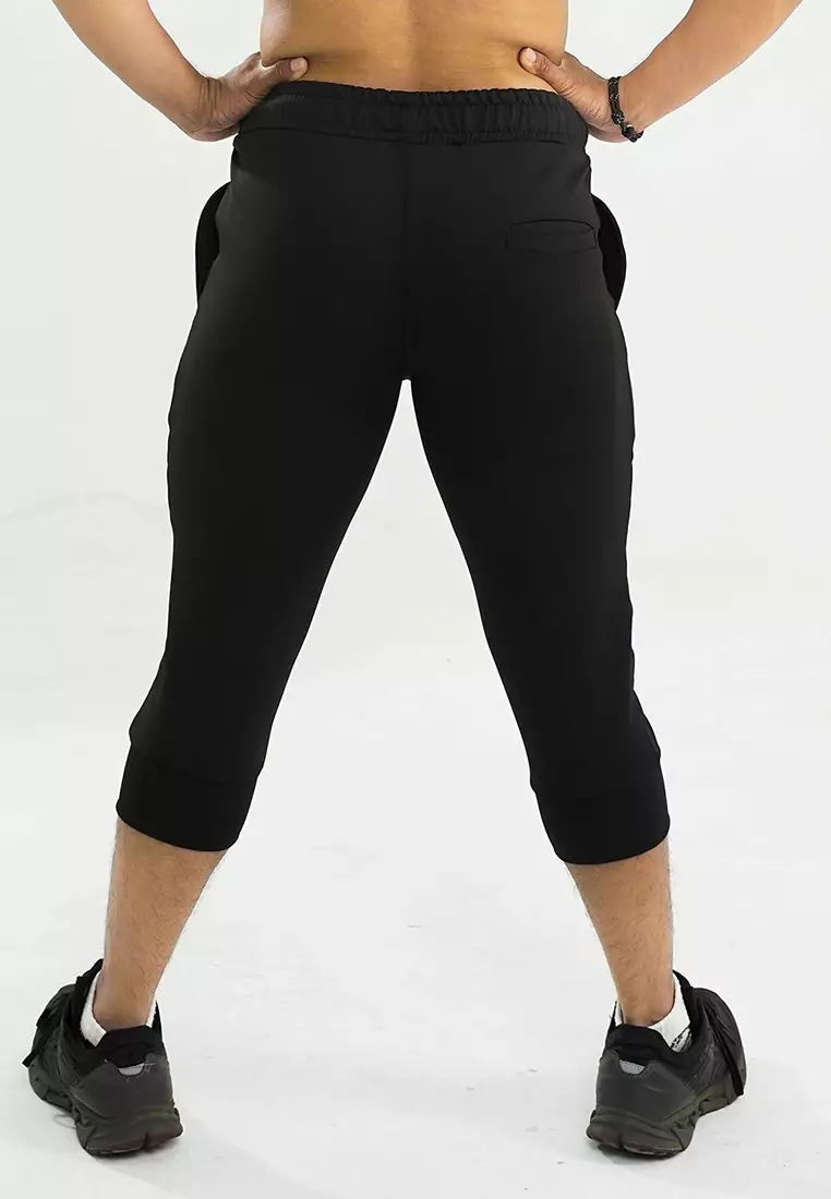 Jogger Pants 3/4 Stretch FastTrack series Black