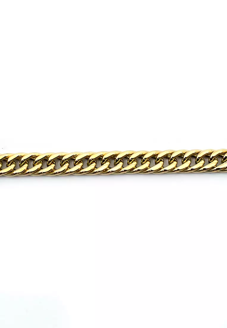 18K Italian Made Yellow Gold Bracelet