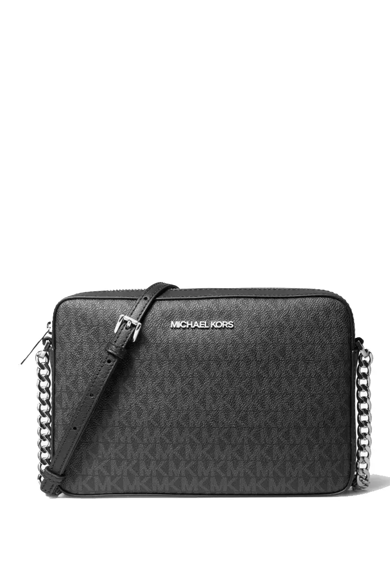Buy MICHAEL KORS Michael Kors Jet Set Large Logo Crossbody Bag Online ...