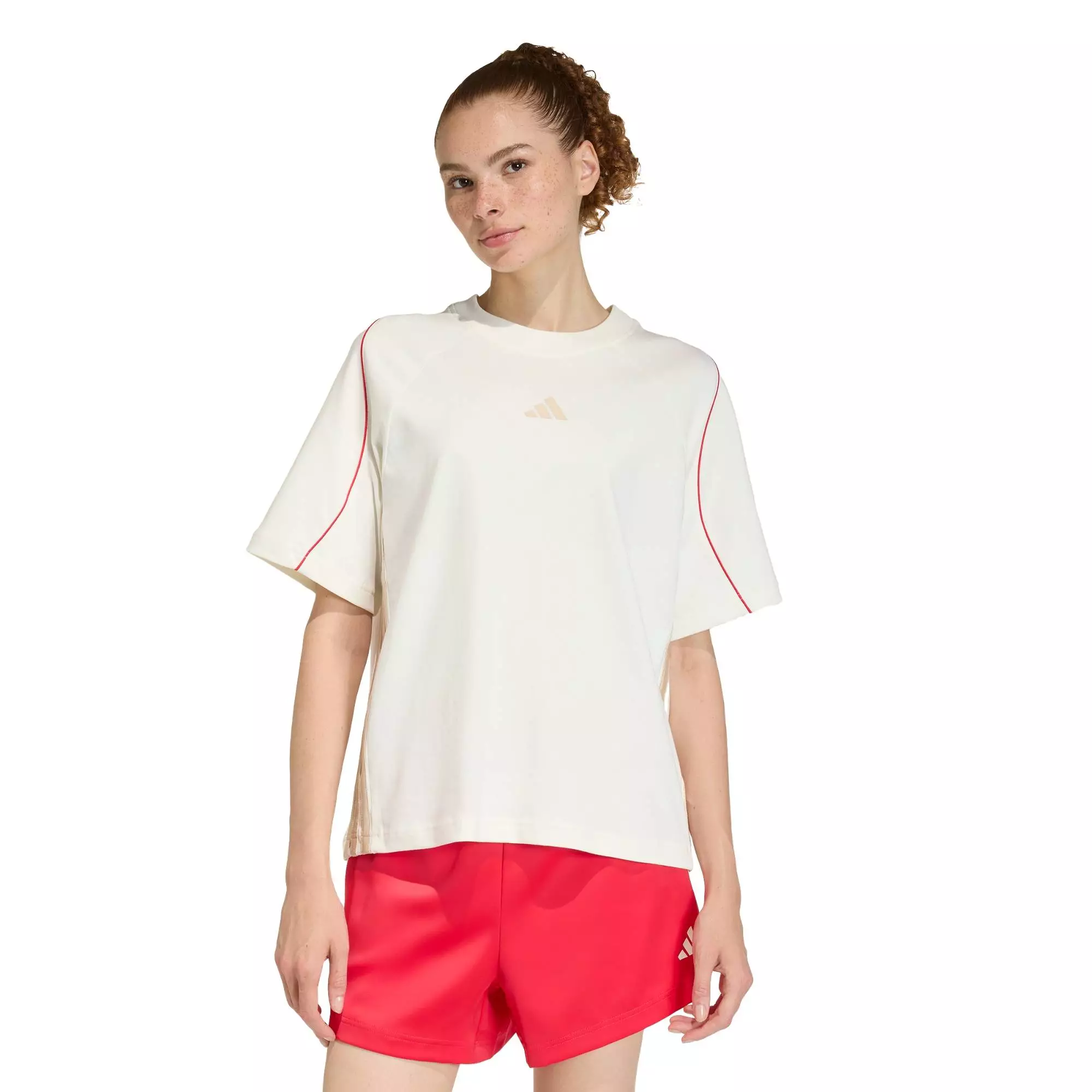 Lifestyle Stadium 3-Stripes Tee Women White KB4282