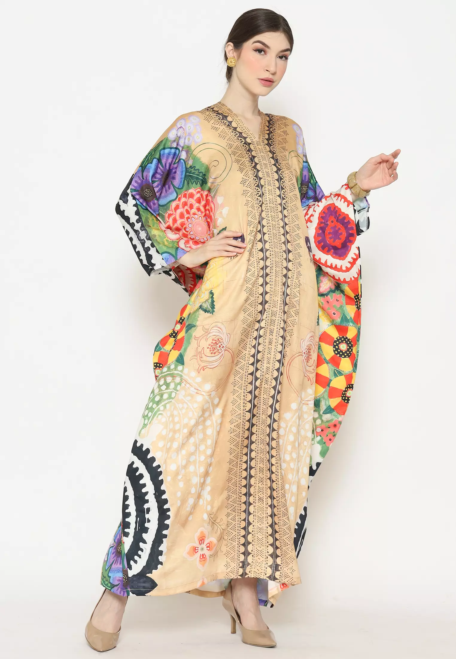 Kanzi Long Sleeve Kaftan