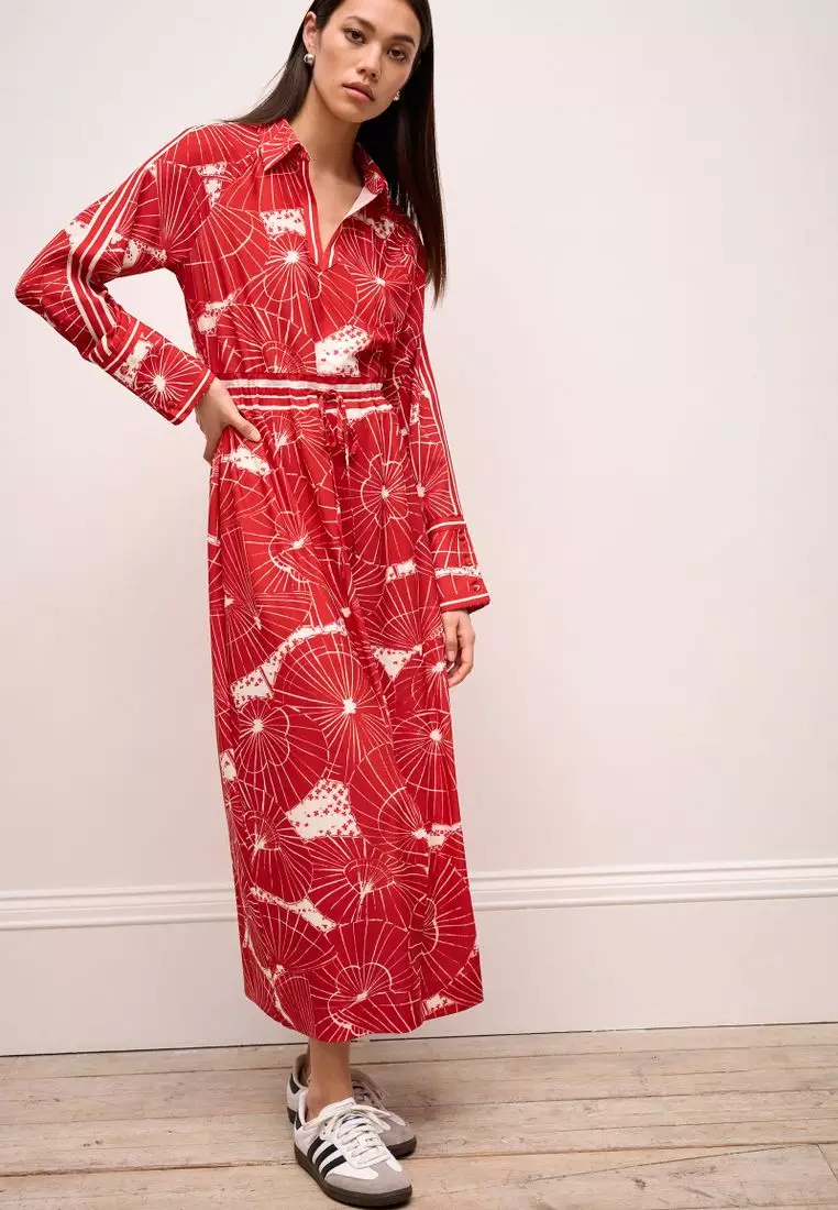 Buy NEXT Long Sleeve Column Maxi Dress 2025 Online ZALORA