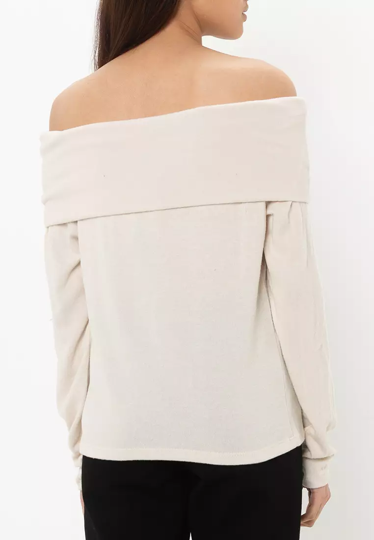 Esther Long Sleeves Off Shoulder Top