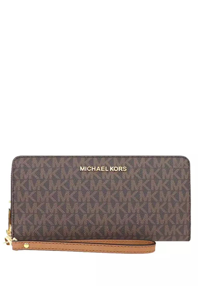 Mk monogram wallet new arrivals