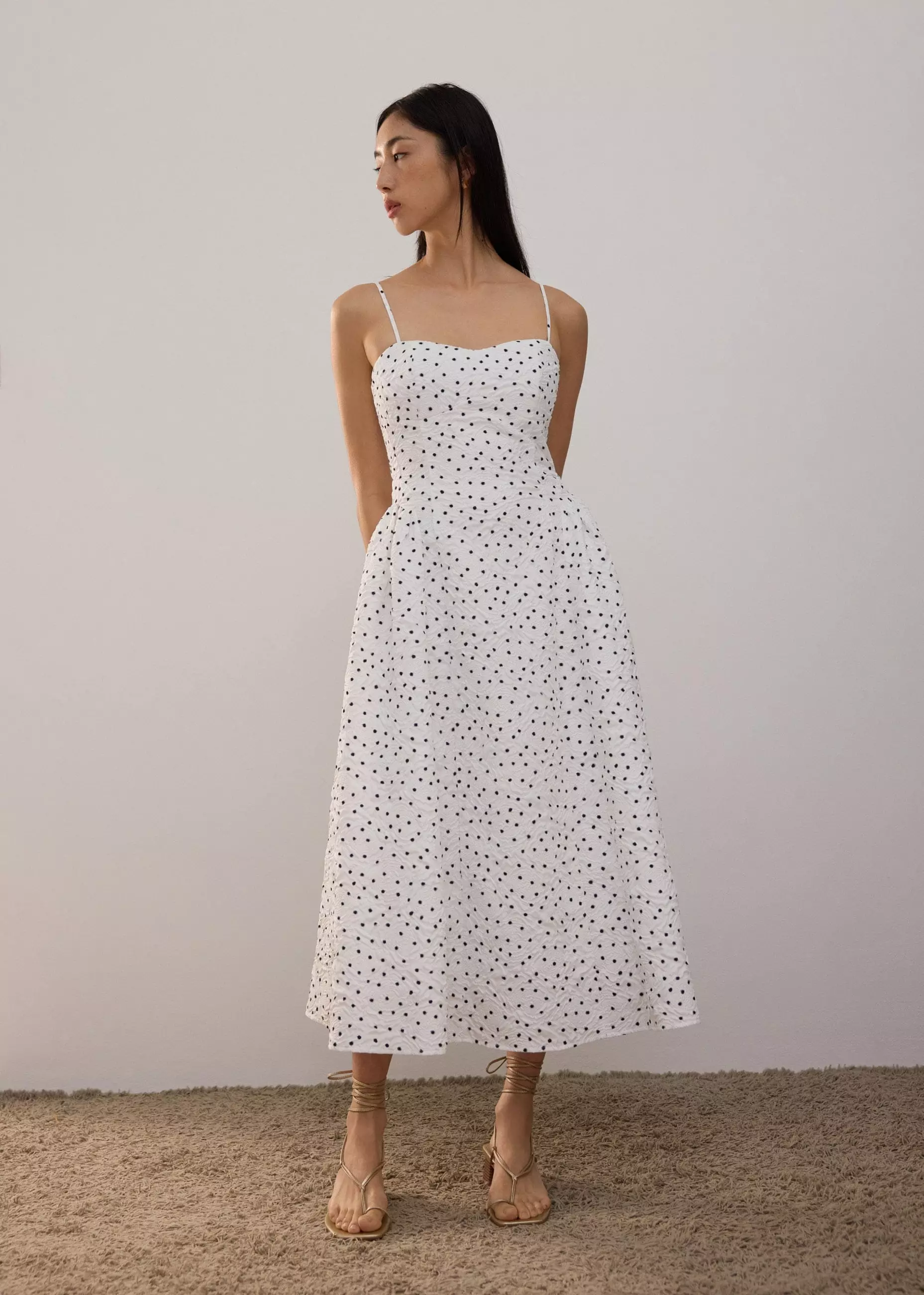 love bonito fit and flare dress Padded Fit & Flare Dress in Soft Breeze Broderie