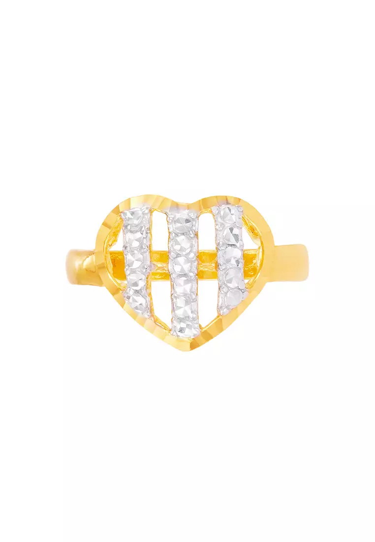 HABIB 916/22K Yellow and White Gold Ring R9621224(D4)