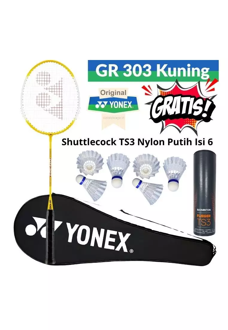 Raket Badminton / Bulutangkis Yonex Gr 303 Yellow 100% Original