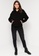 ck Calvin Klein black Volcano Interlock With Sweater Zip Top 2F9D1AA8B4D5F9GS_4