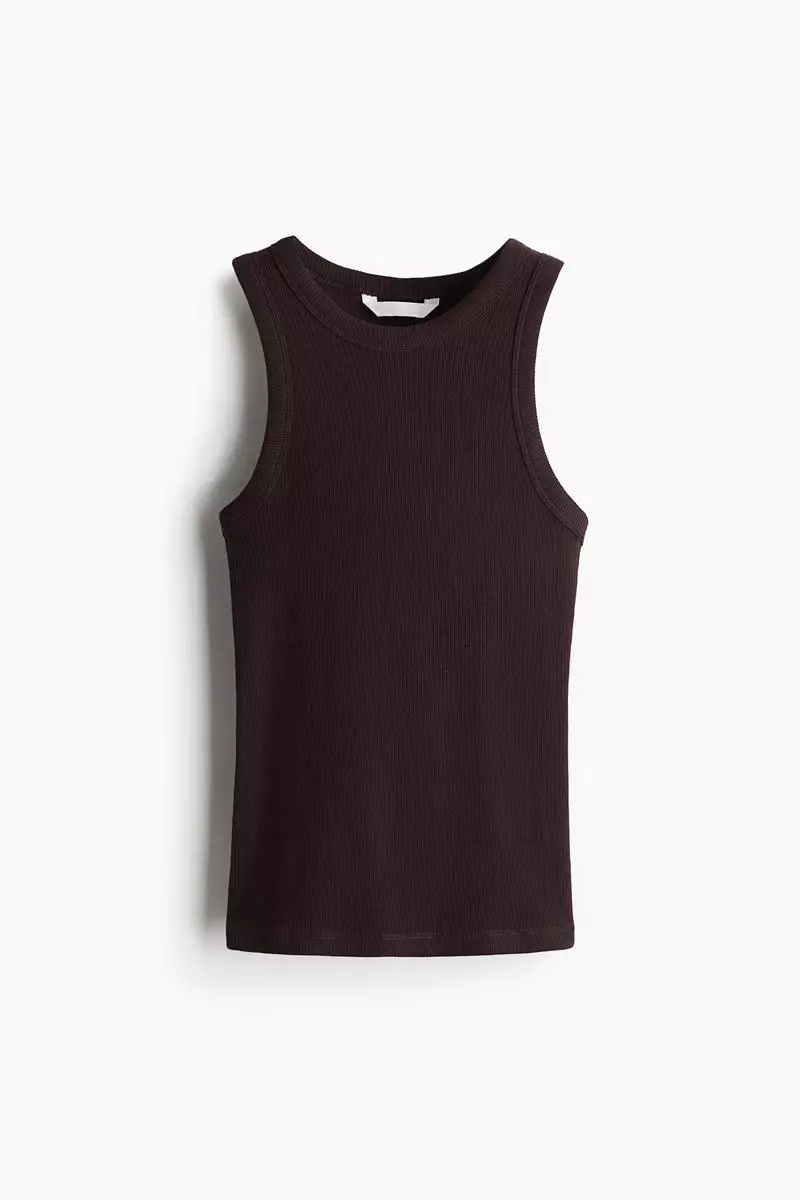 Ribbed vest top