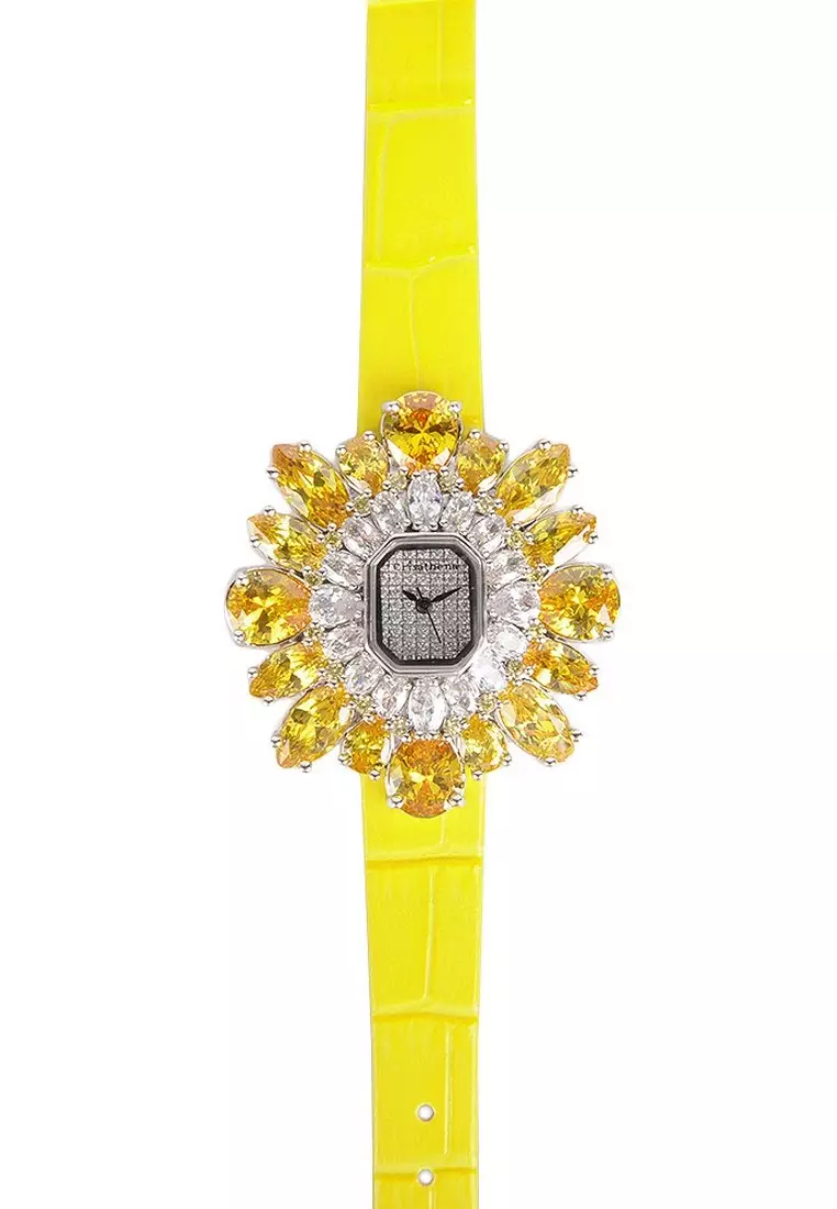 Snow Fashion Watch in Yellow for Women