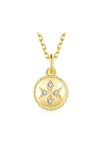 MATCH gold Premium S925 Sparkling Golden Necklace 775ABACFCE5698GS_1
