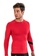 AMNIG red Amnig Men Maxforce Victory Compression Long Sleeve Top (Red) 4BD73AA5013A6DGS_3