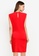 Goddiva red High Collar Mini Dress 28E07AABE00C73GS_1