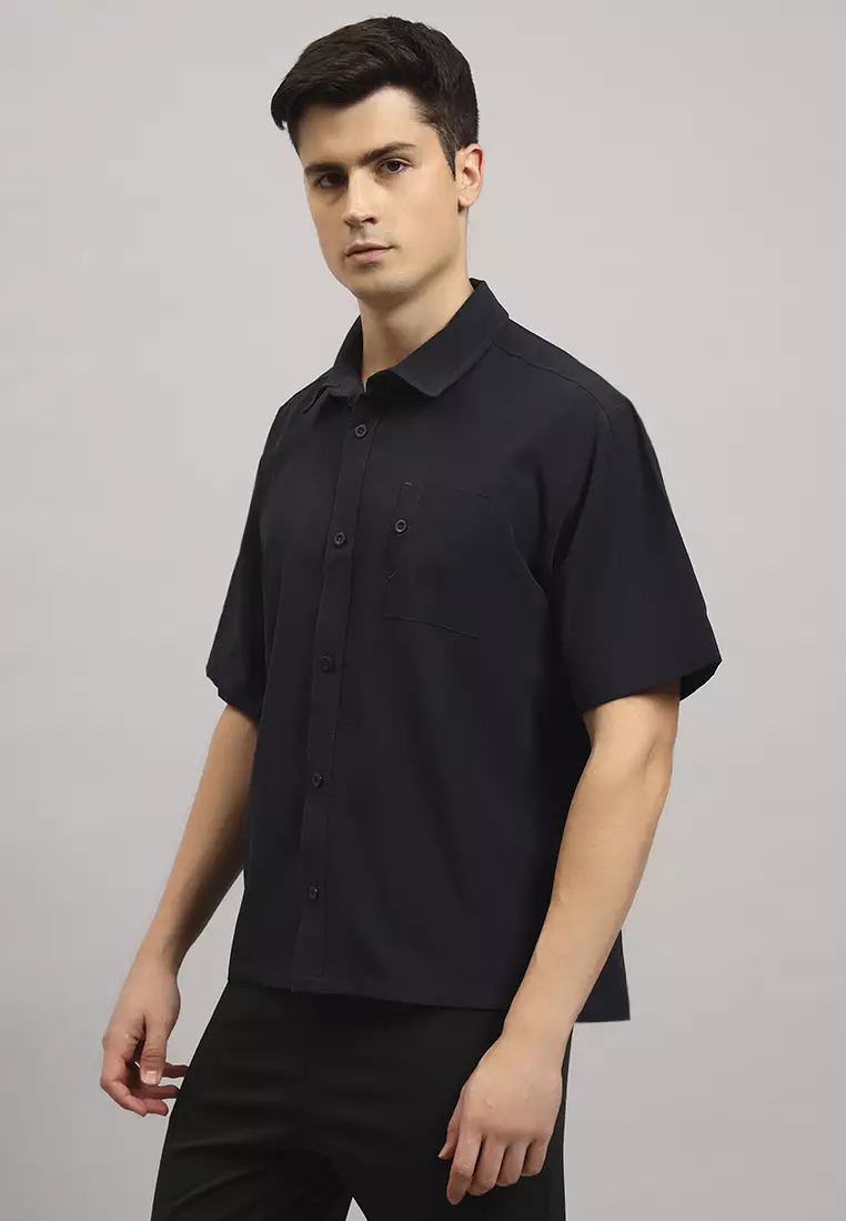 Men's Flex Short Sleeve Workwear Grey Shirt