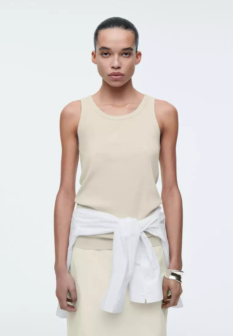 RIBBED TANK TOP