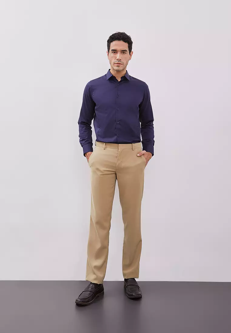 Jobb Lucido Celana Panjang Pria Slim Fit Khaki