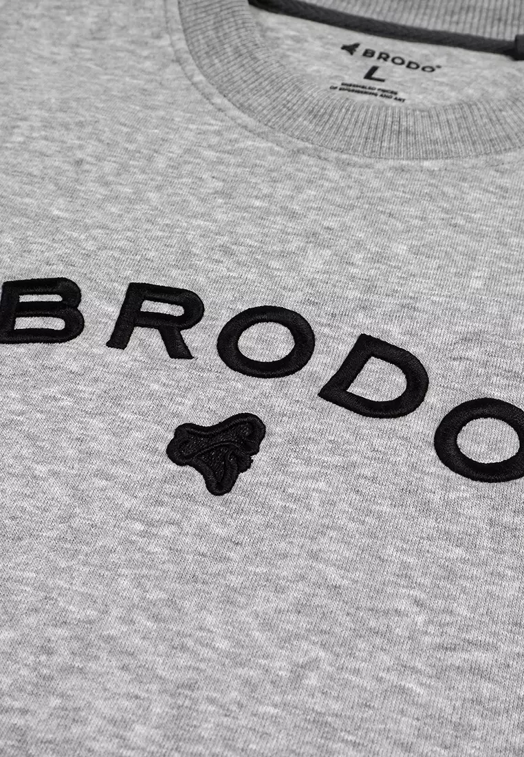 BRODO - Arch Crewneck Misty Grey