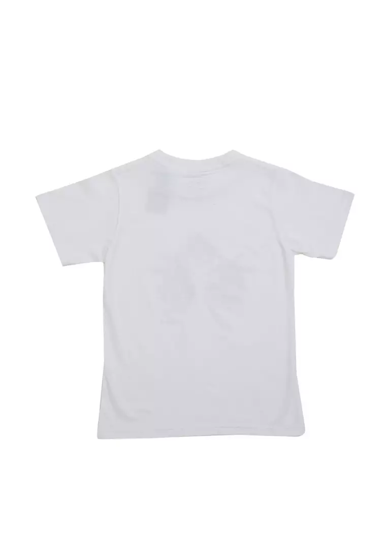 T-shirt Kids Joypixels White Three Wise Monkey