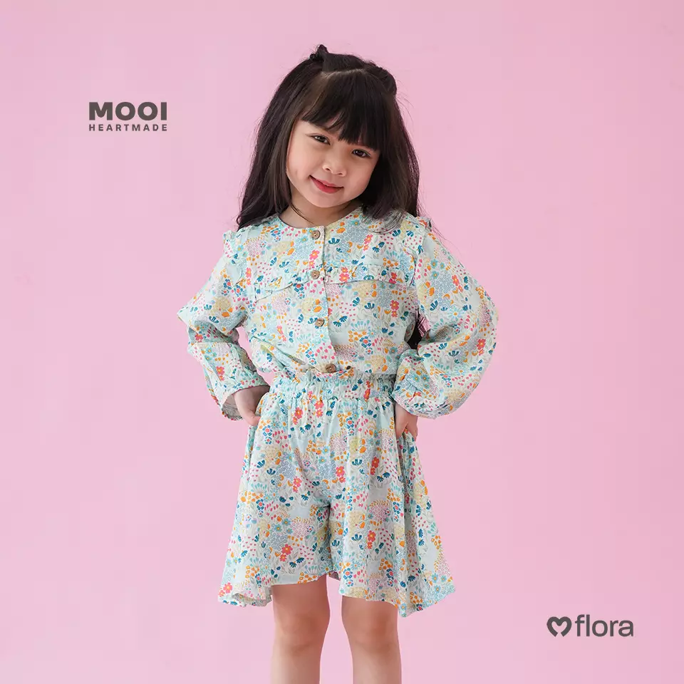 Mooi Celana Pendek Anak Perempuan Oline Cullotes Pants - Yellow