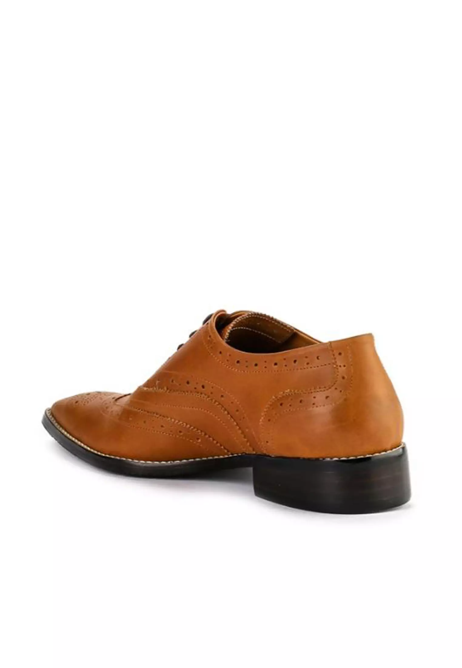 Diego Men Dress Oxford Shoes Derby Brogue Lace up Cow Leather