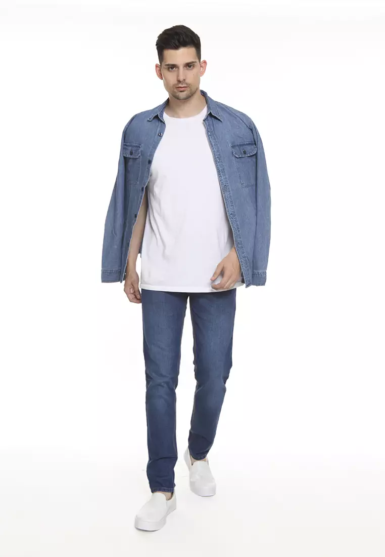 Jeans Pria Slim Fit Fashion Premium Best Produk 133276F