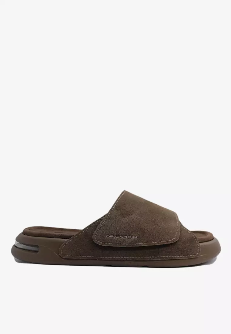 Dr Cardin Men Cove Air Suede Comfort Sandals with Adjustable Strap D-RLZ-8233