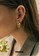TOUGO gold Goma Square Hoop Earrings in Gold 9E206AC6EAB06AGS_2