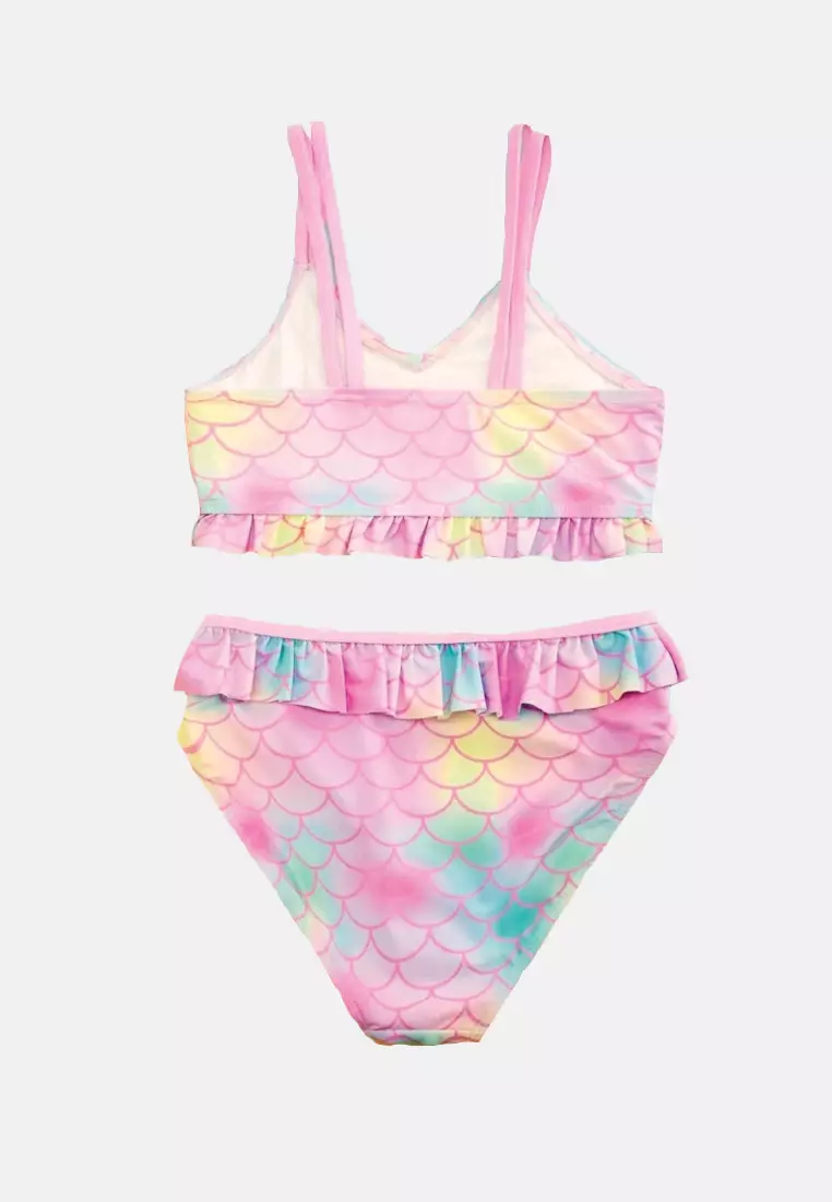 Mermaid Tweens Twinning - Two-Piece Ruffle Girls Swimsuit