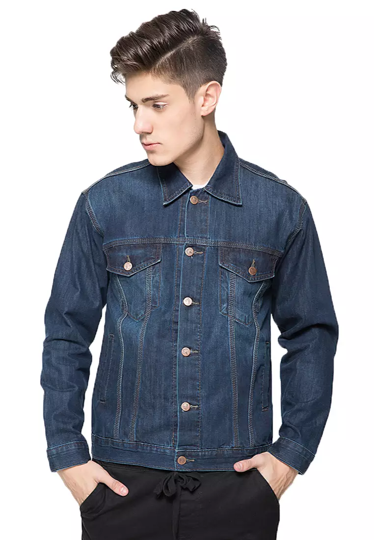 Jual 2nd Red 2Nd RED Jacket Jeans Basic Denim Mars 191804 Original 2024