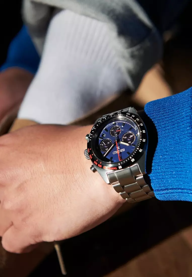 Seiko Prospex Speedtimer Series Solar Chronograph Watch SSC815P1