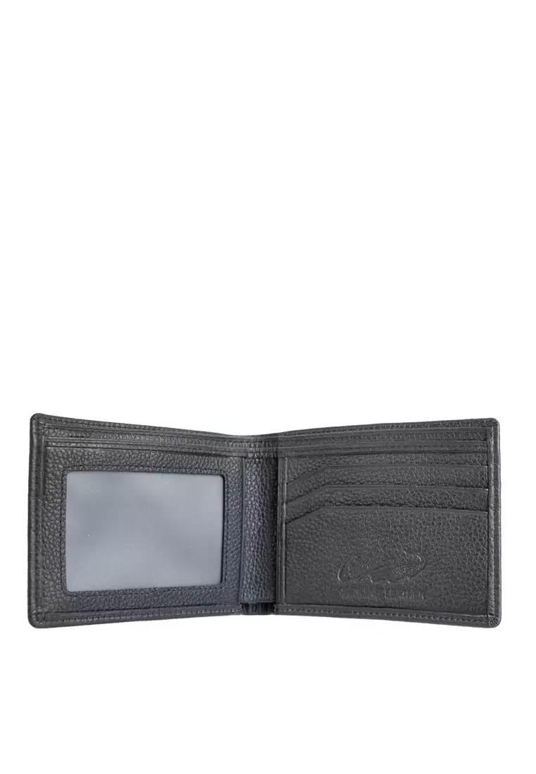 Crocodile 9057CY Dompet Pria Men Wallet Leather Kulit - Hitam