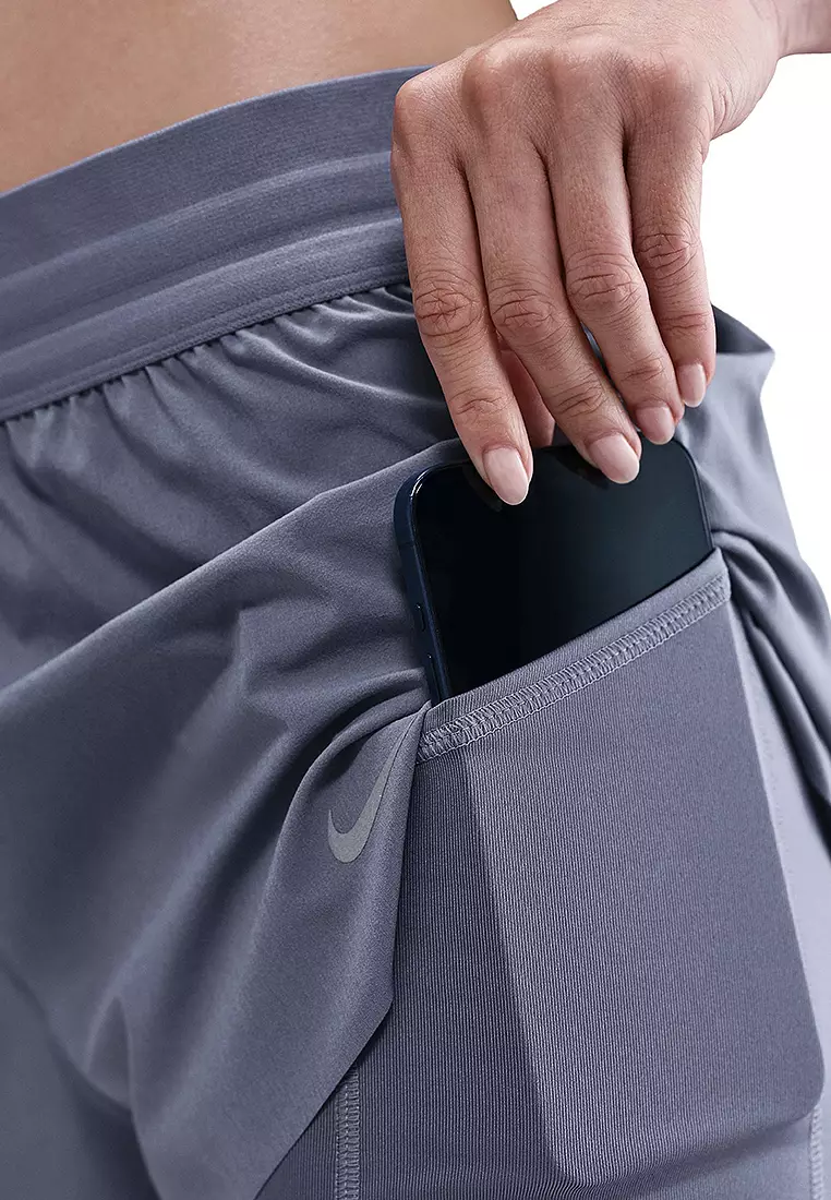 Women's Swift Dri-FIT Mid-Rise 2-in-1 Running Shorts