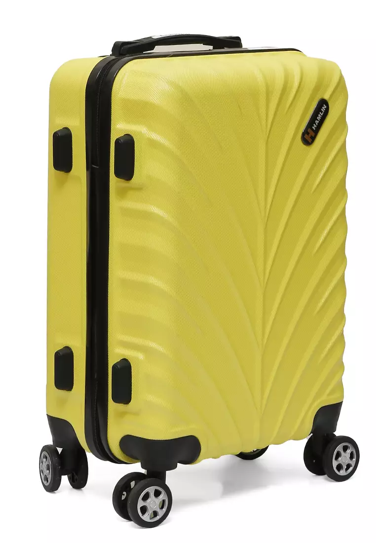 Carlton Tas Koper Hardcase Unisex Size 20Inch Suitcase Combination Lock Large Compartment Material ABS+PVC Coated ORIGINAL - Yellow